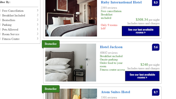 Hotel Booking Project